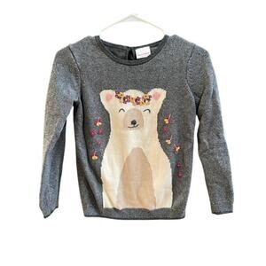Hanna Andersson Knit Polar Bear Sweater Cotton Wool Blend Size 140cm 10-12Y